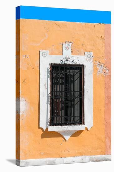 ¡Viva Mexico! Collection - Orange Window - Campeche-Philippe Hugonnard-Stretched Canvas