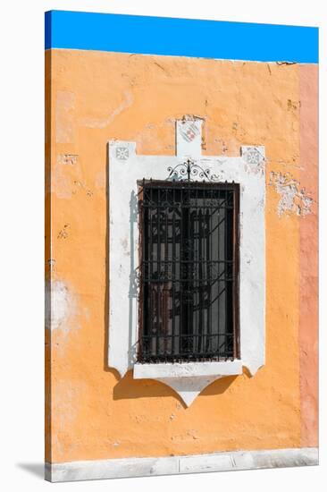 ¡Viva Mexico! Collection - Orange Window - Campeche-Philippe Hugonnard-Stretched Canvas