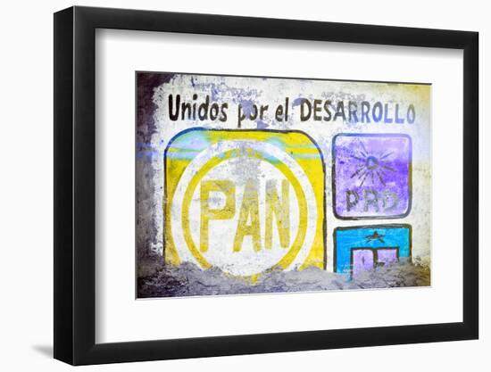 ¡Viva Mexico! Collection - "PAN" Street Art III-Philippe Hugonnard-Framed Photographic Print