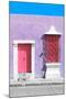 ¡Viva Mexico! Collection - Pink and Mauve Facade - Campeche-Philippe Hugonnard-Mounted Photographic Print