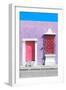 ¡Viva Mexico! Collection - Pink and Mauve Facade - Campeche-Philippe Hugonnard-Framed Premium Photographic Print