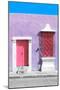 ¡Viva Mexico! Collection - Pink and Mauve Facade - Campeche-Philippe Hugonnard-Mounted Premium Photographic Print