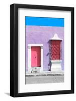 ¡Viva Mexico! Collection - Pink and Mauve Facade - Campeche-Philippe Hugonnard-Framed Photographic Print