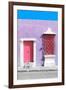 ¡Viva Mexico! Collection - Pink and Mauve Facade - Campeche-Philippe Hugonnard-Framed Photographic Print