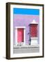 ¡Viva Mexico! Collection - Pink and Mauve Facade - Campeche-Philippe Hugonnard-Framed Photographic Print