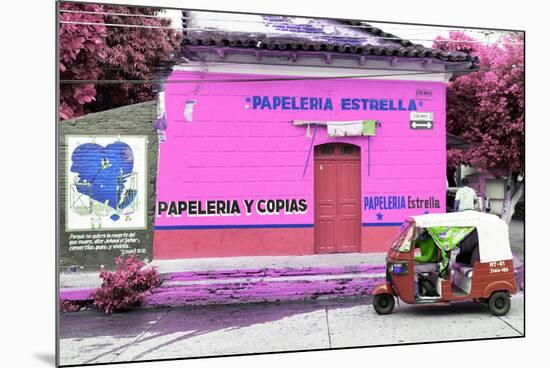 ¡Viva Mexico! Collection - Pink "Estrella"-Philippe Hugonnard-Mounted Photographic Print