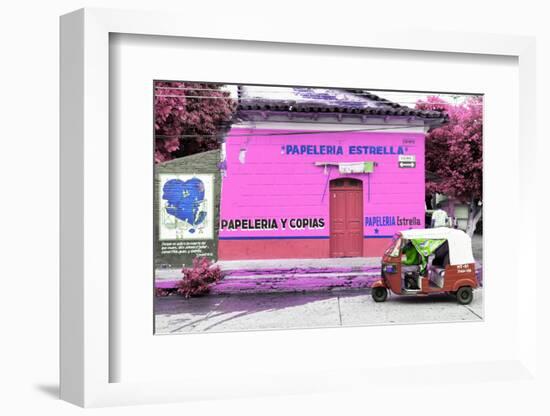 ¡Viva Mexico! Collection - Pink "Estrella"-Philippe Hugonnard-Framed Photographic Print