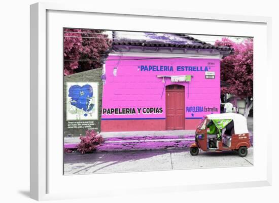 ¡Viva Mexico! Collection - Pink "Estrella"-Philippe Hugonnard-Framed Photographic Print