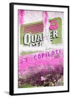 ¡Viva Mexico! Collection - Pink Grunge Wall-Philippe Hugonnard-Framed Photographic Print