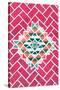 ¡Viva Mexico! Collection - Pink Mosaics-Philippe Hugonnard-Stretched Canvas