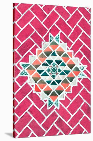 ¡Viva Mexico! Collection - Pink Mosaics-Philippe Hugonnard-Stretched Canvas