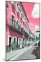 ¡Viva Mexico! Collection - Pink Street Scene - Guanajuato-Philippe Hugonnard-Mounted Photographic Print