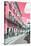 ¡Viva Mexico! Collection - Pink Street Scene - Guanajuato-Philippe Hugonnard-Stretched Canvas