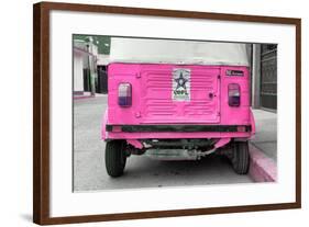 ¡Viva Mexico! Collection - Pink Tuk Tuk-Philippe Hugonnard-Framed Photographic Print