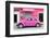 ¡Viva Mexico! Collection - Pink Volkswagen Beetle Car-Philippe Hugonnard-Framed Photographic Print