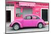 ¡Viva Mexico! Collection - Pink Volkswagen Beetle Car-Philippe Hugonnard-Mounted Photographic Print