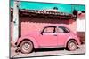 ¡Viva Mexico! Collection - Pink Volkswagen Beetle-Philippe Hugonnard-Mounted Photographic Print
