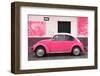 ¡Viva Mexico! Collection - Pink VW Beetle Car and American Graffiti-Philippe Hugonnard-Framed Photographic Print