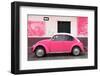 ¡Viva Mexico! Collection - Pink VW Beetle Car and American Graffiti-Philippe Hugonnard-Framed Photographic Print