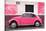 ¡Viva Mexico! Collection - Pink VW Beetle Car and American Graffiti-Philippe Hugonnard-Stretched Canvas