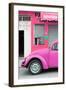 ¡Viva Mexico! Collection - Pink VW Beetle Car-Philippe Hugonnard-Framed Photographic Print