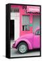 ¡Viva Mexico! Collection - Pink VW Beetle Car-Philippe Hugonnard-Framed Stretched Canvas