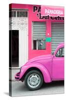 ¡Viva Mexico! Collection - Pink VW Beetle Car-Philippe Hugonnard-Stretched Canvas