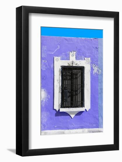 ¡Viva Mexico! Collection - Plum Window - Campeche-Philippe Hugonnard-Framed Photographic Print