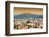 ¡Viva Mexico! Collection - Popocatepetl Volcano in Puebla at Sunset-Philippe Hugonnard-Framed Photographic Print