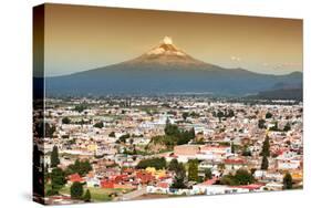 ¡Viva Mexico! Collection - Popocatepetl Volcano in Puebla at Sunset-Philippe Hugonnard-Stretched Canvas