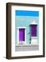 ¡Viva Mexico! Collection - Purple and Powder Blue Facade - Campeche-Philippe Hugonnard-Framed Photographic Print