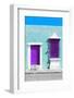 ¡Viva Mexico! Collection - Purple and Powder Blue Facade - Campeche-Philippe Hugonnard-Framed Photographic Print