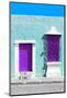 ¡Viva Mexico! Collection - Purple and Powder Blue Facade - Campeche-Philippe Hugonnard-Mounted Photographic Print