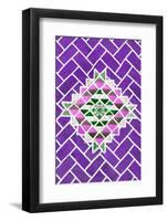 ¡Viva Mexico! Collection - Purple Mosaics-Philippe Hugonnard-Framed Photographic Print