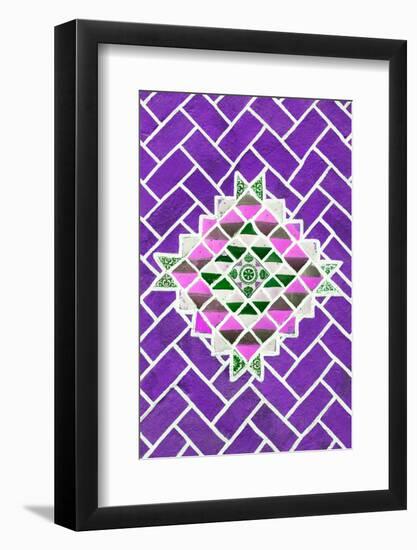 ¡Viva Mexico! Collection - Purple Mosaics-Philippe Hugonnard-Framed Photographic Print