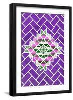 ¡Viva Mexico! Collection - Purple Mosaics-Philippe Hugonnard-Framed Photographic Print