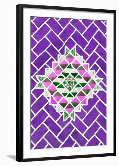 ¡Viva Mexico! Collection - Purple Mosaics-Philippe Hugonnard-Framed Photographic Print