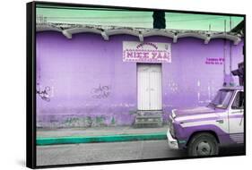 ¡Viva Mexico! Collection - Purple Truck-Philippe Hugonnard-Framed Stretched Canvas
