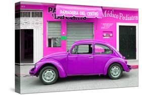 ¡Viva Mexico! Collection - Purple Volkswagen Beetle Car-Philippe Hugonnard-Stretched Canvas