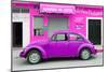 ¡Viva Mexico! Collection - Purple Volkswagen Beetle Car-Philippe Hugonnard-Mounted Photographic Print