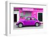 ¡Viva Mexico! Collection - Purple Volkswagen Beetle Car-Philippe Hugonnard-Framed Photographic Print