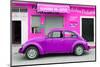 ¡Viva Mexico! Collection - Purple Volkswagen Beetle Car-Philippe Hugonnard-Mounted Photographic Print