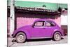 ¡Viva Mexico! Collection - Purple Volkswagen Beetle-Philippe Hugonnard-Stretched Canvas