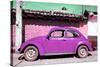 ¡Viva Mexico! Collection - Purple Volkswagen Beetle-Philippe Hugonnard-Stretched Canvas