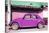 ¡Viva Mexico! Collection - Purple Volkswagen Beetle-Philippe Hugonnard-Stretched Canvas