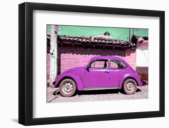 ¡Viva Mexico! Collection - Purple Volkswagen Beetle-Philippe Hugonnard-Framed Photographic Print