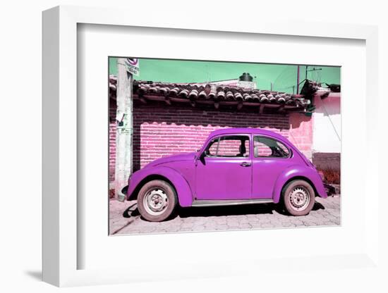 ¡Viva Mexico! Collection - Purple Volkswagen Beetle-Philippe Hugonnard-Framed Photographic Print