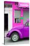 ¡Viva Mexico! Collection - Purple VW Beetle Car-Philippe Hugonnard-Stretched Canvas