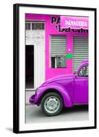 ¡Viva Mexico! Collection - Purple VW Beetle Car-Philippe Hugonnard-Framed Photographic Print