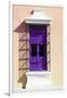 ¡Viva Mexico! Collection - Purple Window and Apricot Wall in Campeche-Philippe Hugonnard-Framed Photographic Print